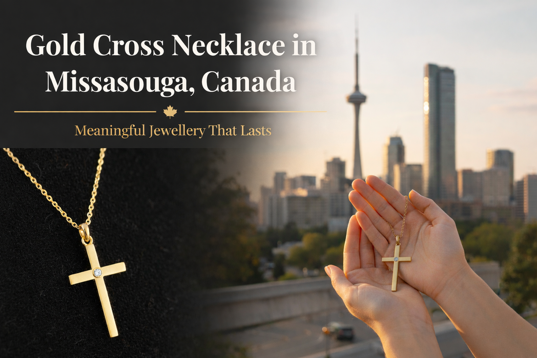 Gold Cross Necklace in Mississauga, Canada – Meaningful Jewellery That Lasts
