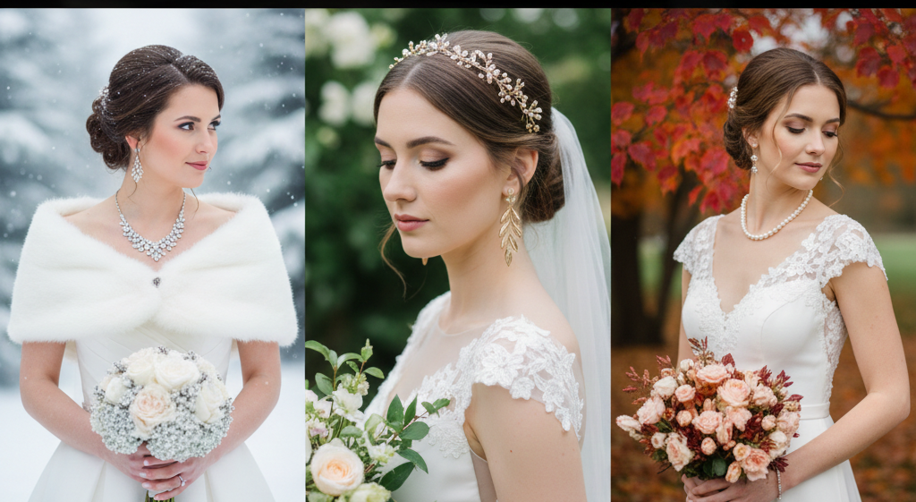 Canadian Wedding Seasons and the Jewelry That Completes Each Look
