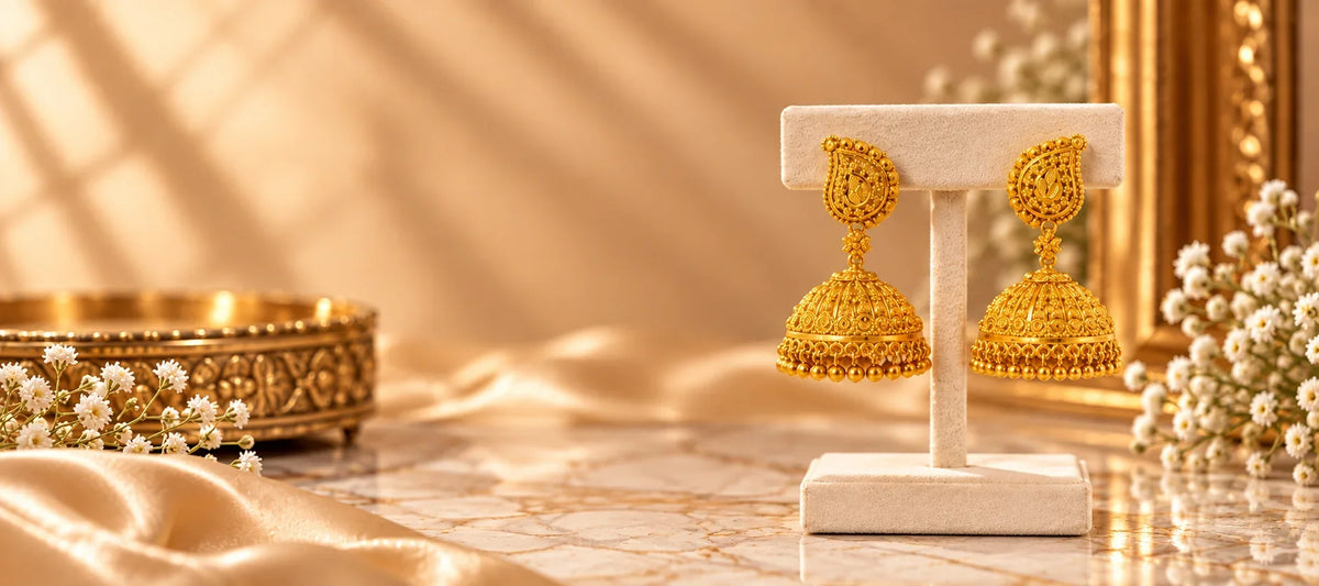 22K Gold  Earrings