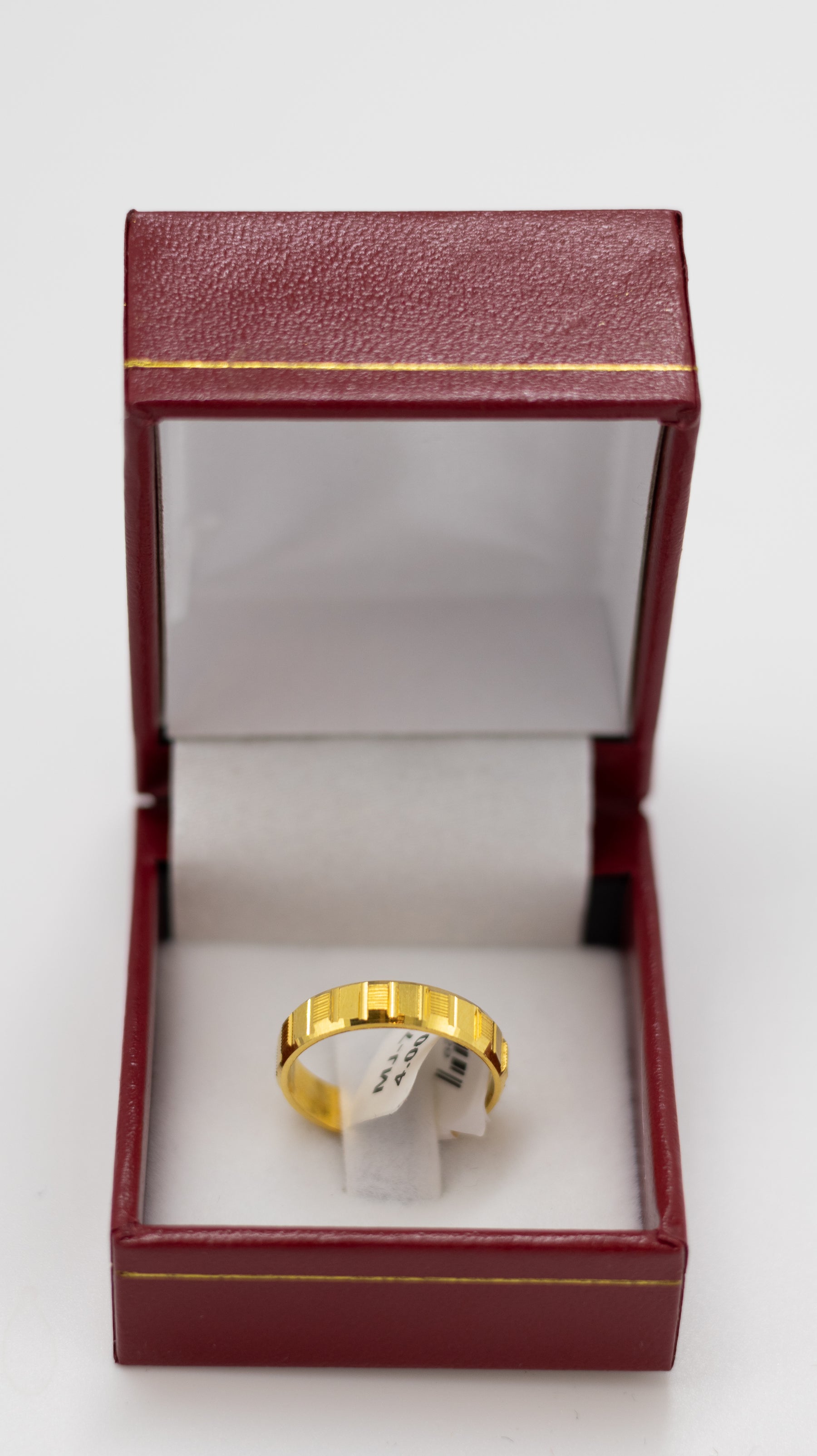 22K Gold Classic Fluted Ring