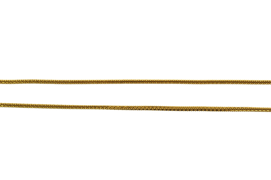 22K-Gold Multi Link Textured Chain