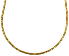 22K-Gold Multi Link Textured Chain