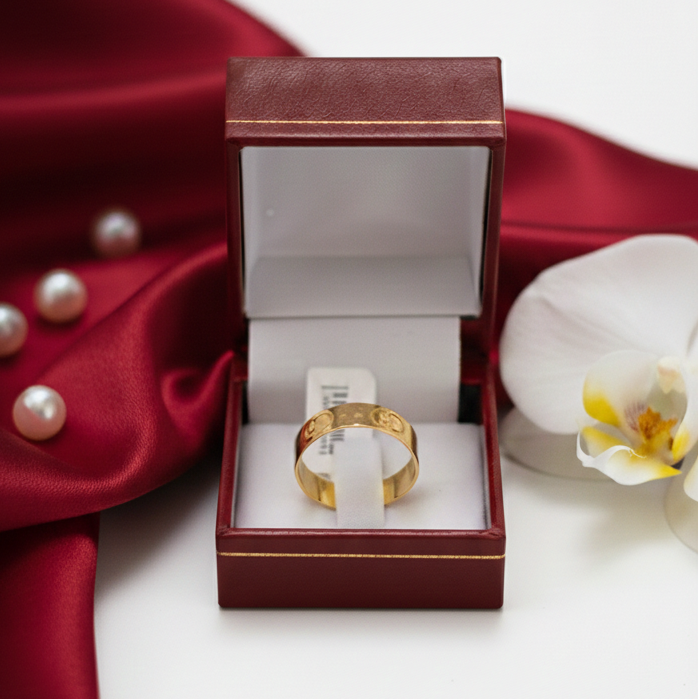 22K Gold Ring 4.5 Gram Elegant Daily Wear Design
