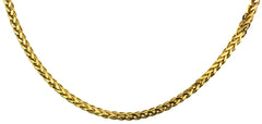 22" 22K Gold Laser Designer Mens Chain