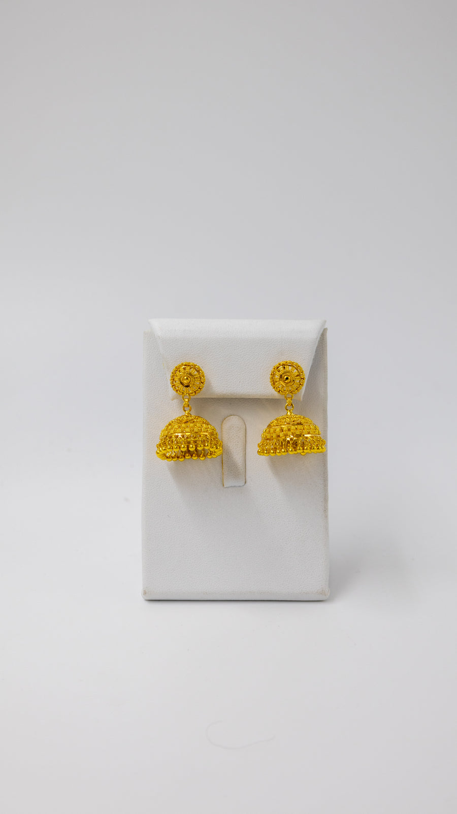22k Classic Frindge Gold Necklace and Earrings Set