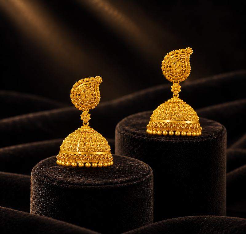 22K Gold Earrings