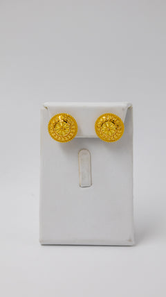 22k Gold Necklace set with elegent studs