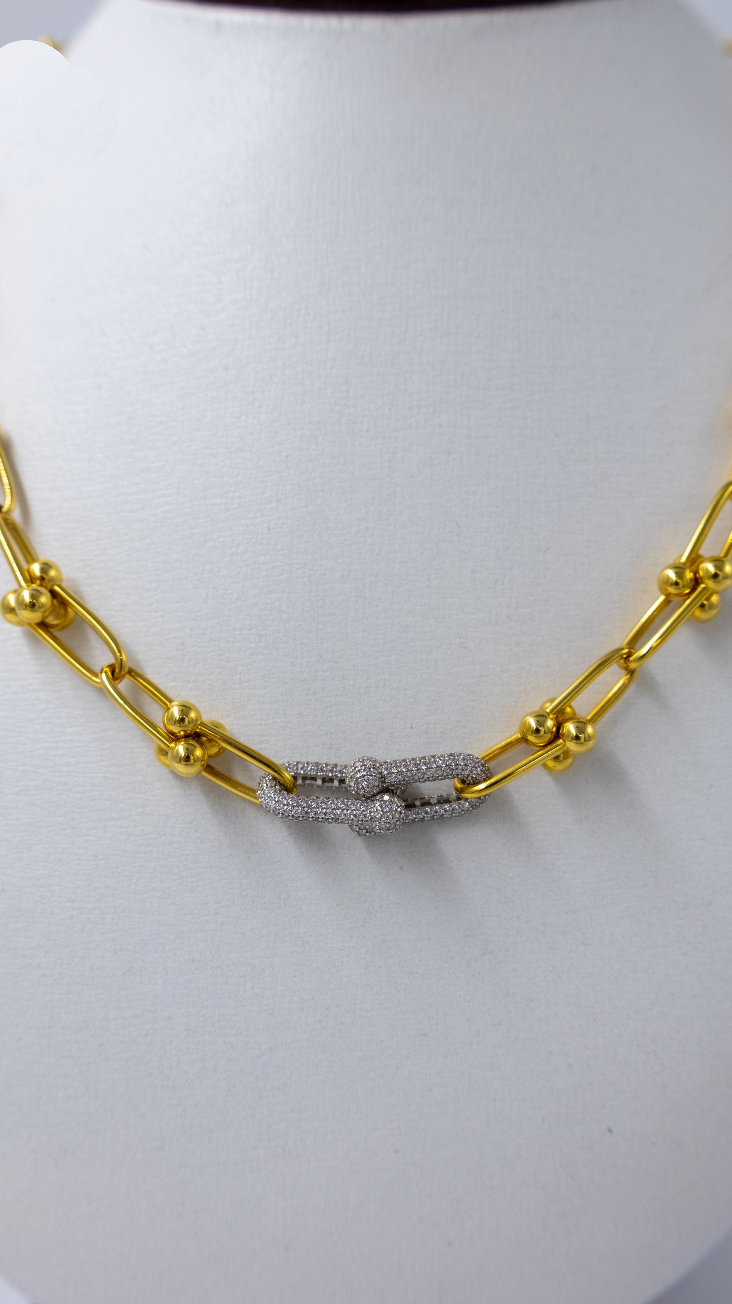 21k Tiffany Chain Necklace and Set