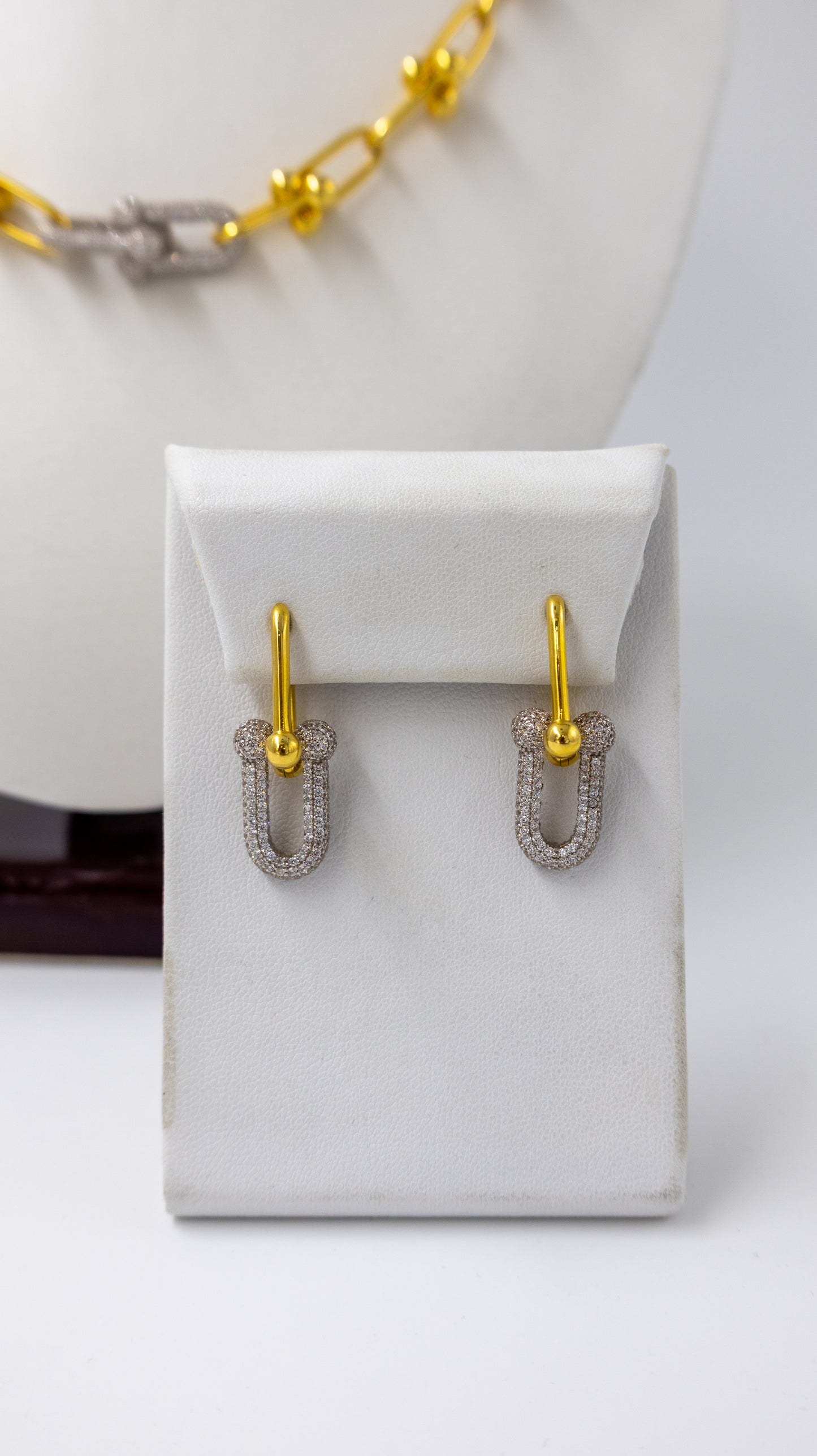 21k Tiffany Chain Necklace and Set