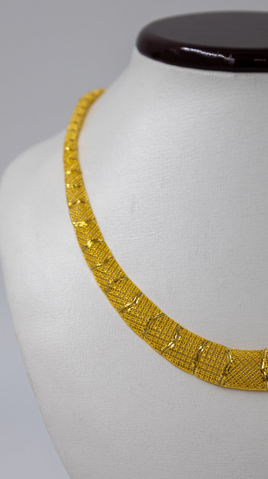 22k Gold Necklace and Earrings Set