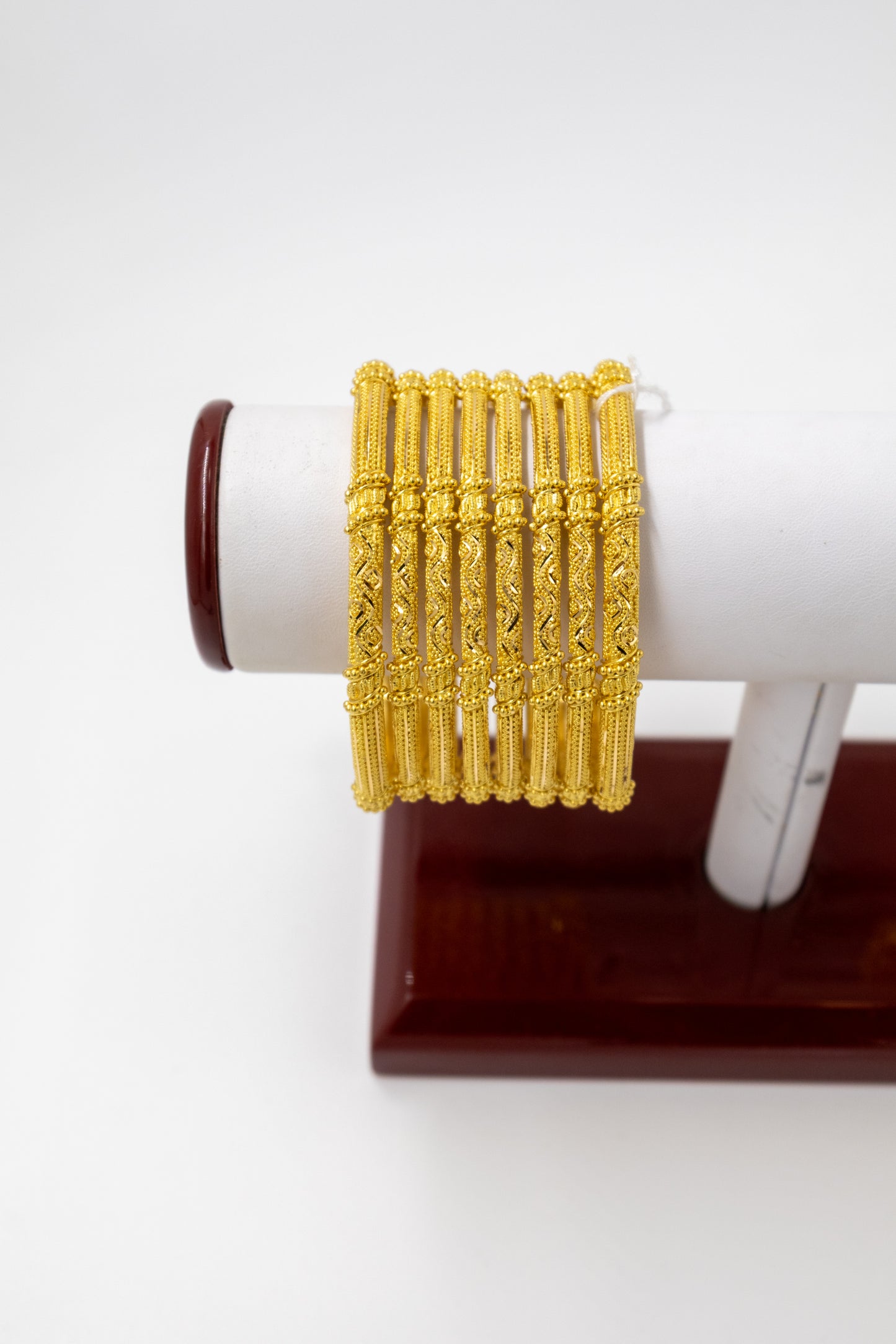 8 pc Gold Bangle Set