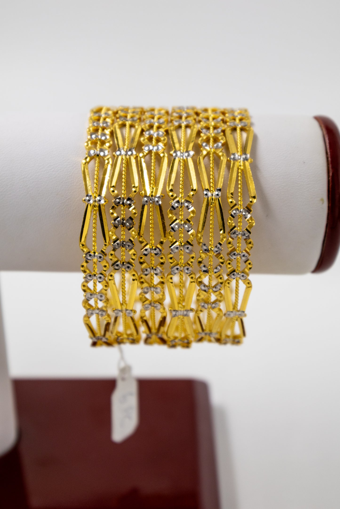 6 pc Gold Bangle Set