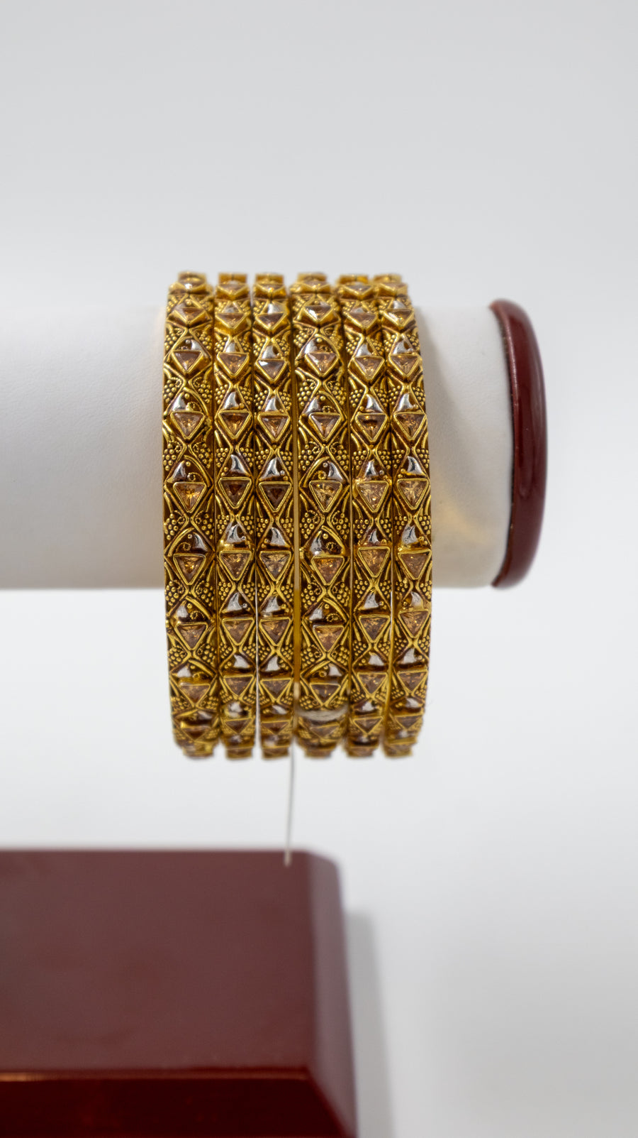6 pc Gold Bangle Set