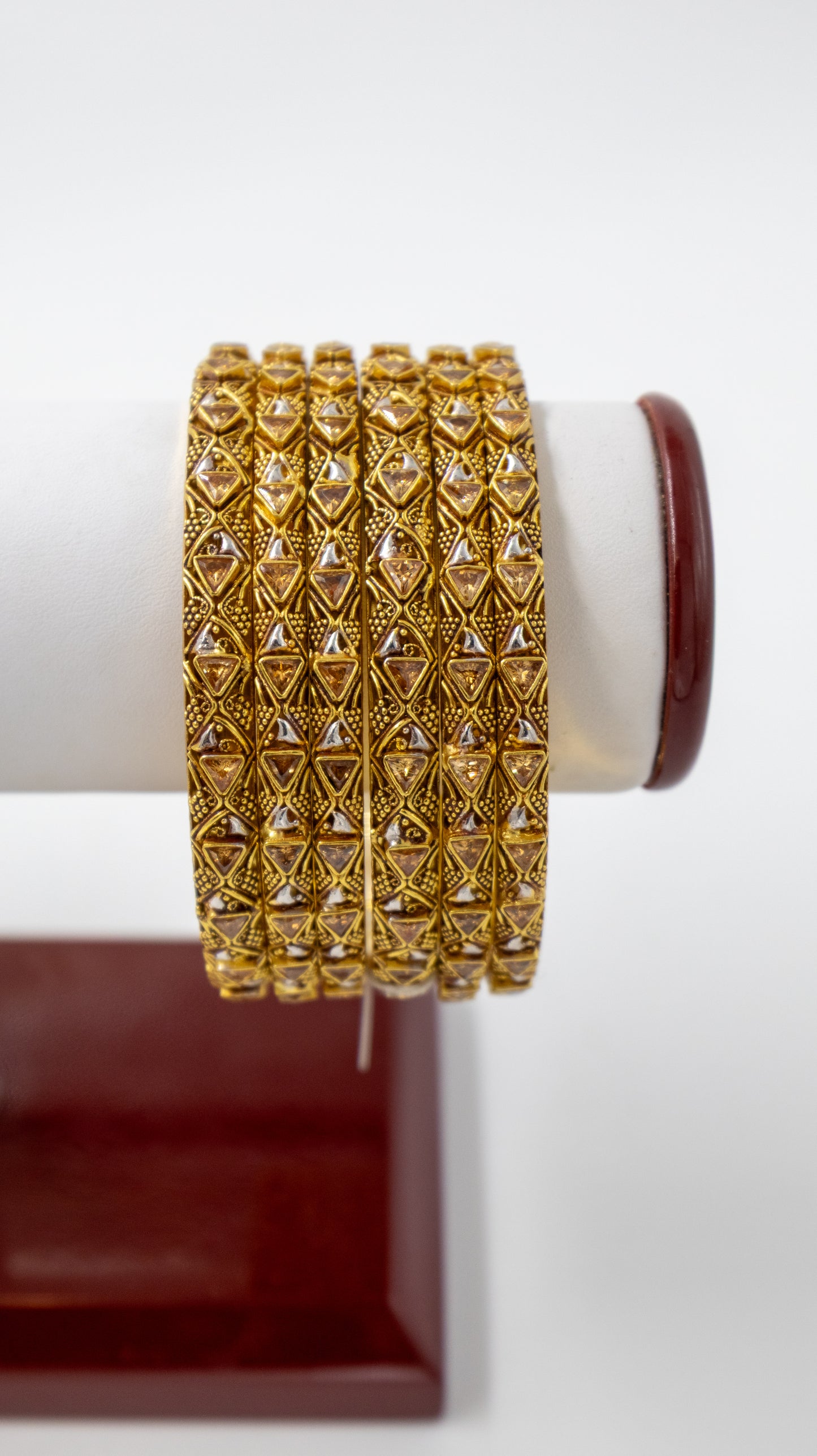 6 pc Gold Bangle Set