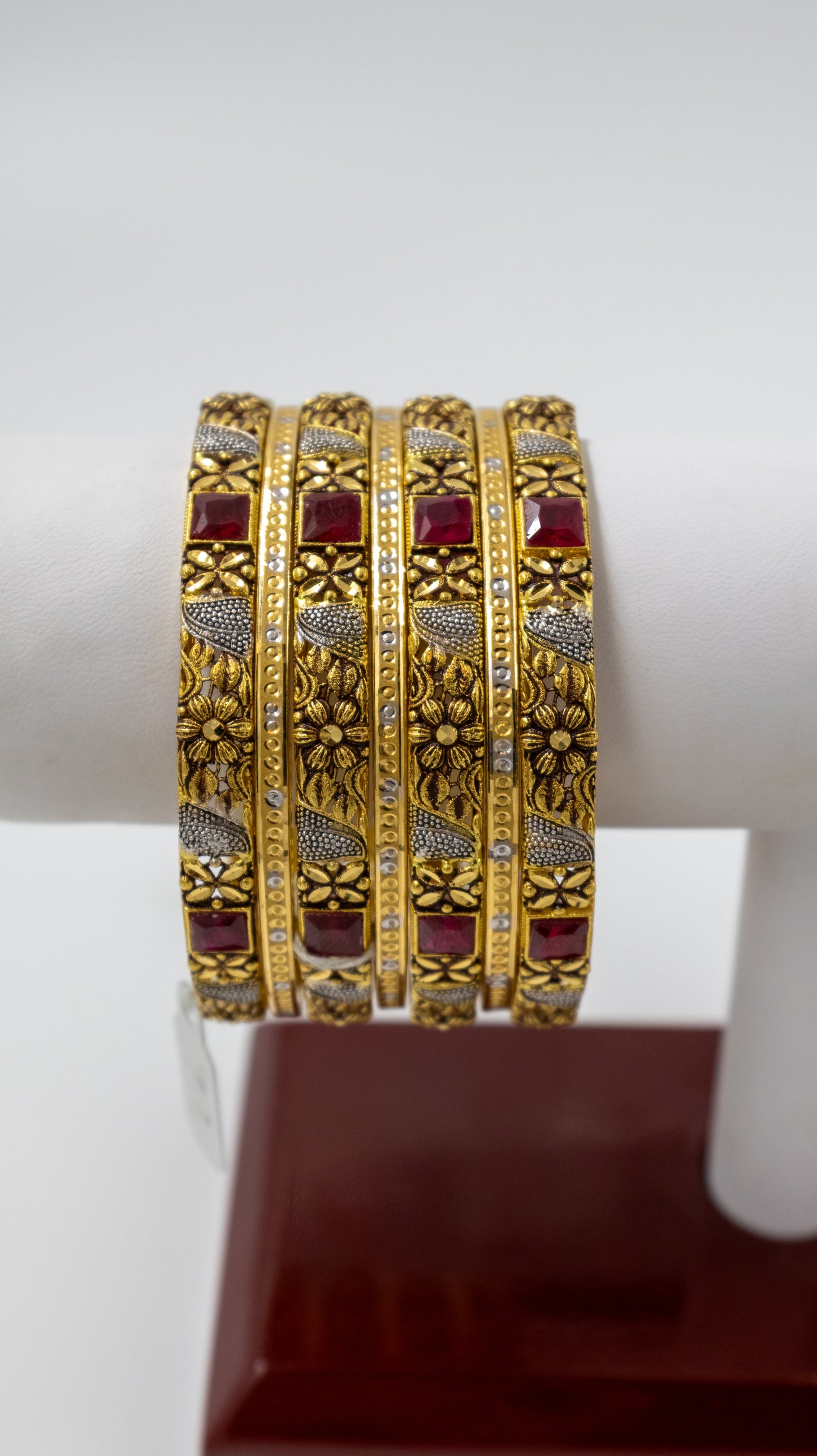 7 pc Gold Bangle Set