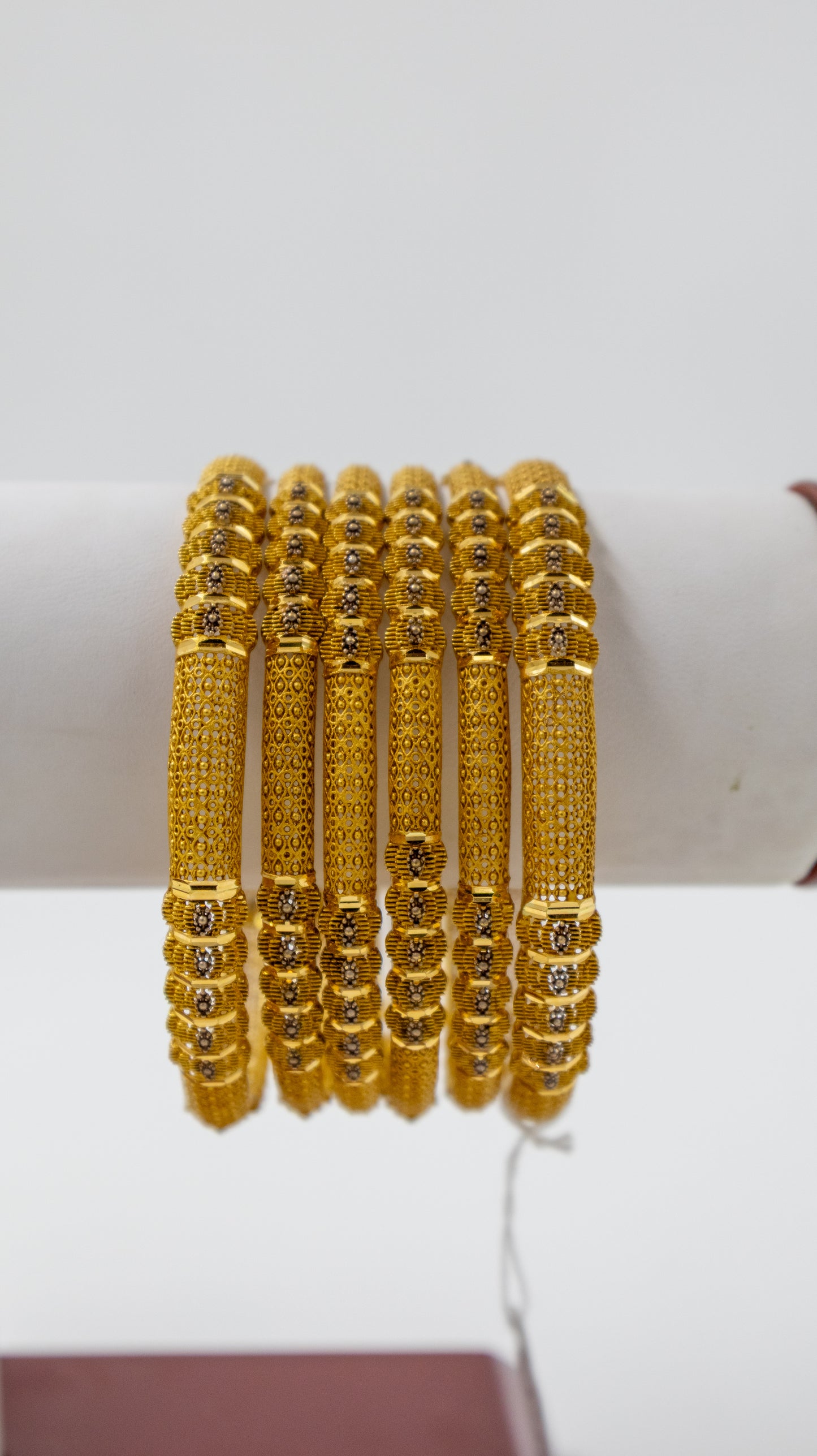 6 pc Gold Bangle Set