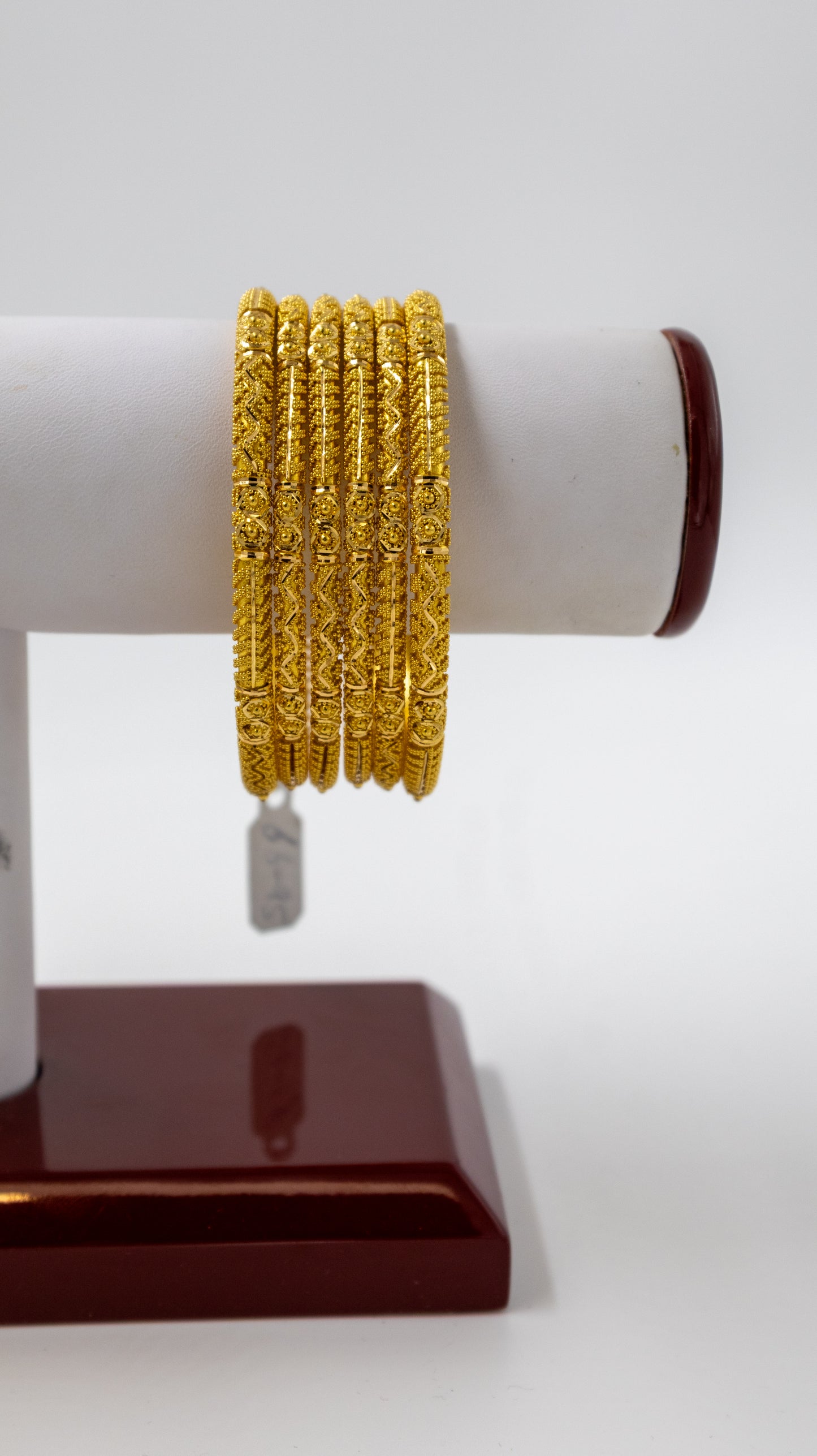 6 pc Gold Bangle Set