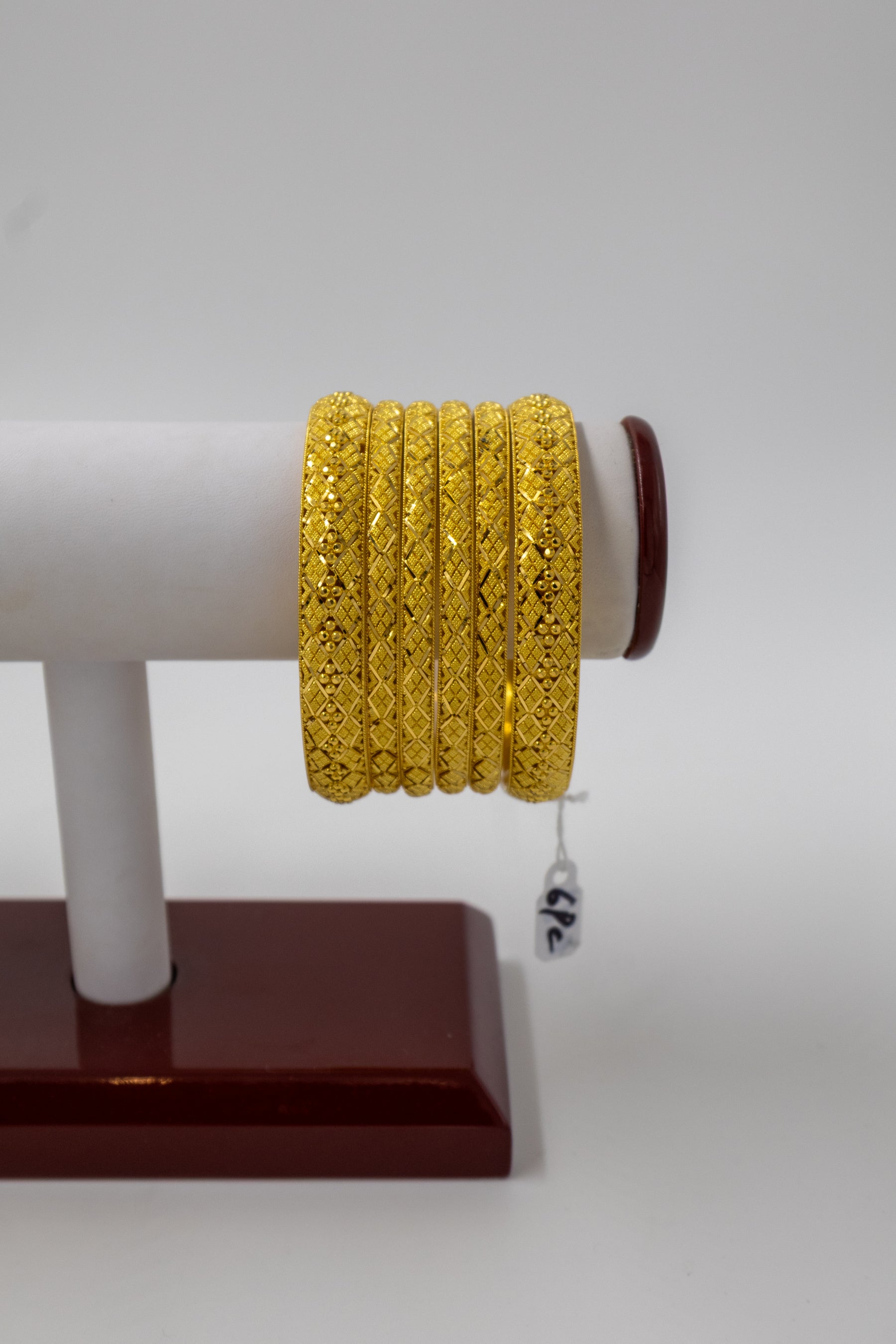 6 pc Gold Bangle Set