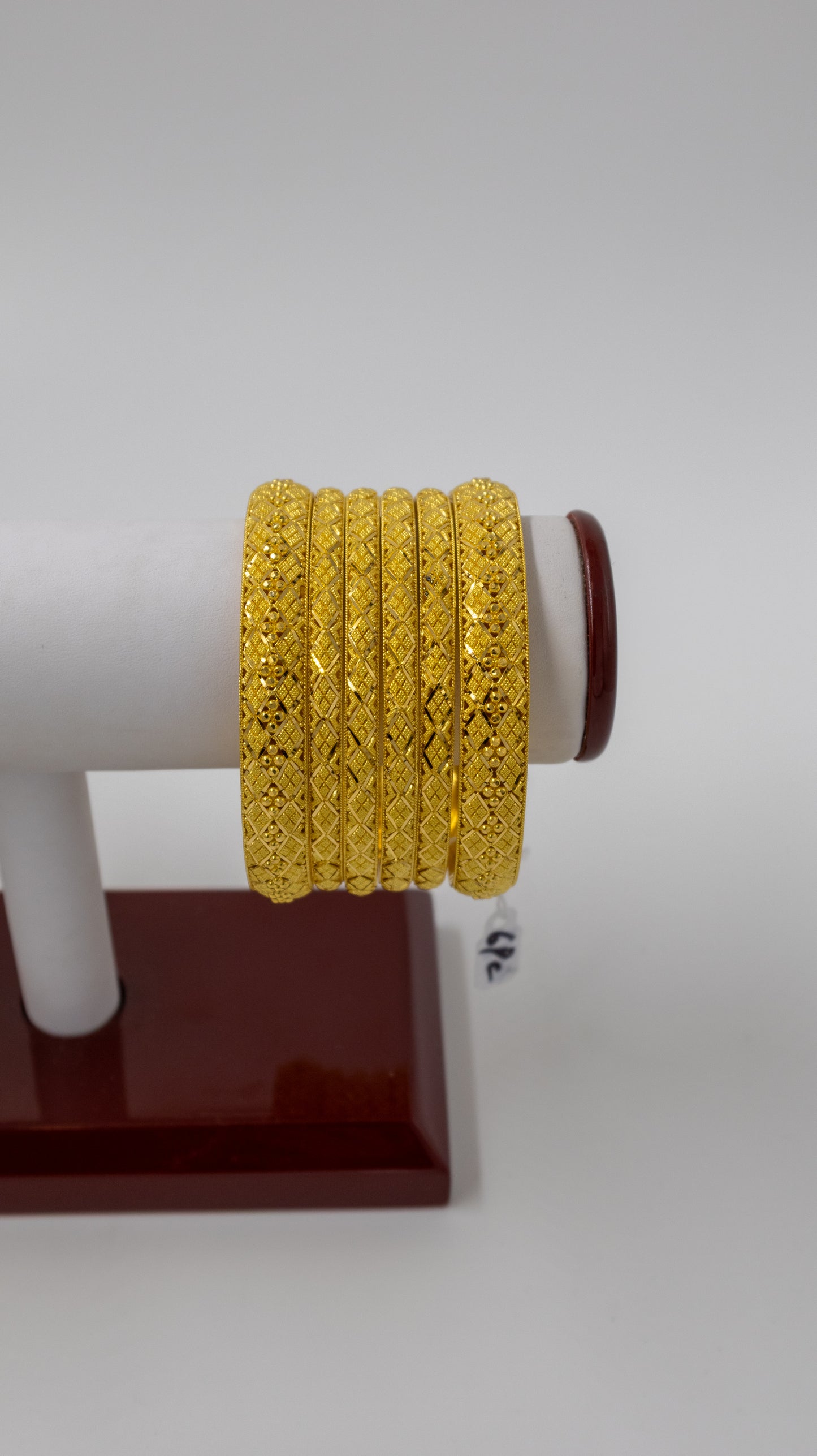 6 pc Gold Bangle Set