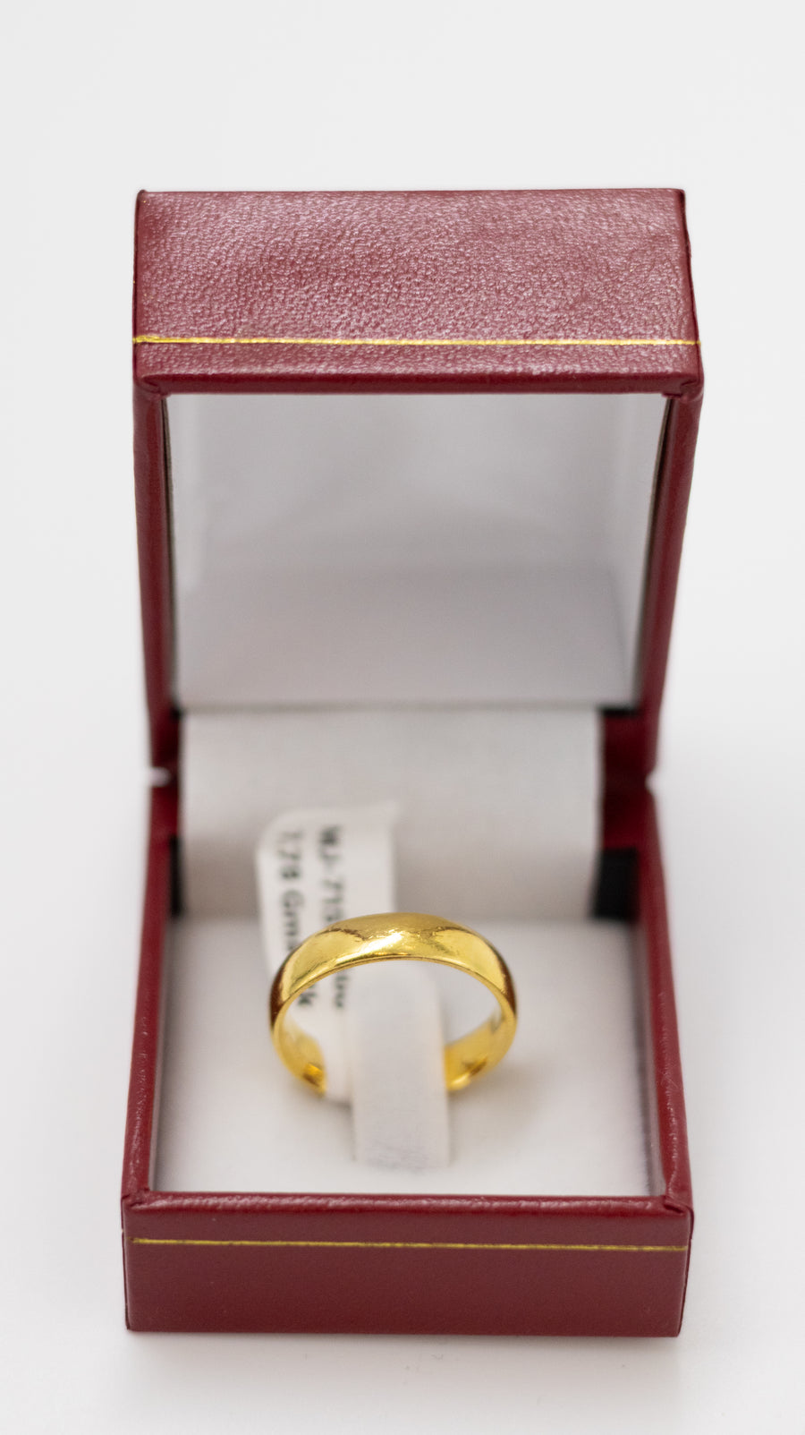 Classic Wave Gold Ring-22k