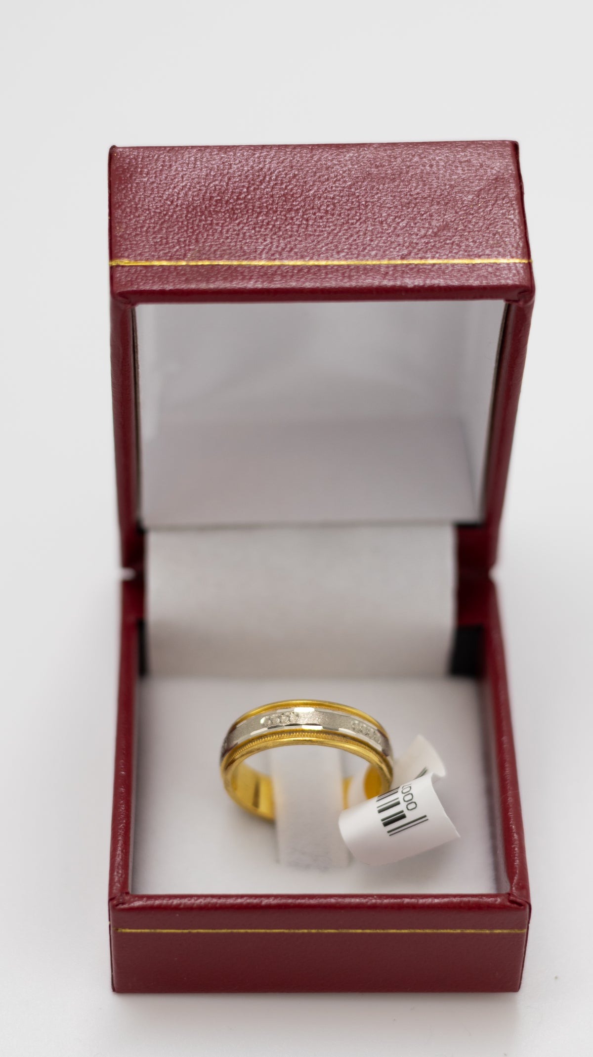 Gold and Silver Contrast Ring-22k