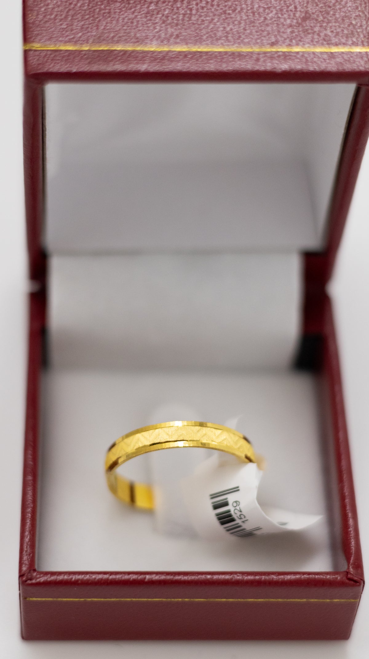 Polished Wave Gold Ring-22k